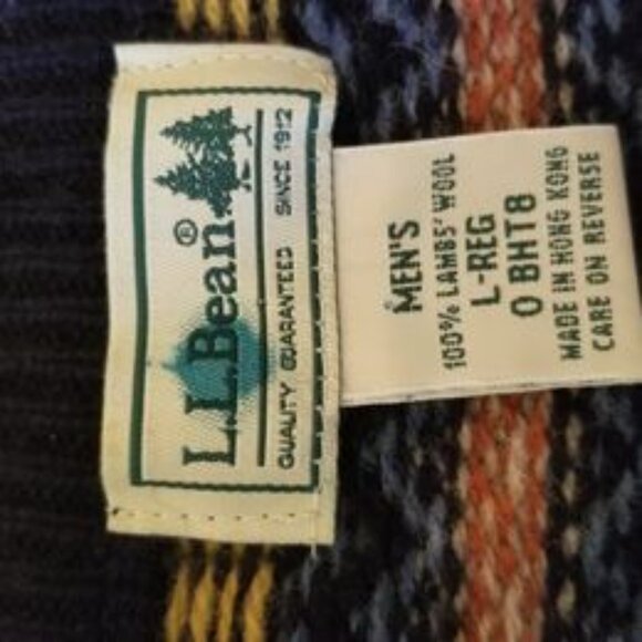 L.L. Bean Men's Sweaters (1x new 100% lamb wool) - sold together - Picture 3 of 10